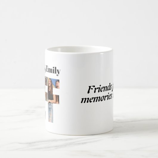 BFF Photo Coffee Mug – Personalized Gift コーヒーマグカップ (中央)