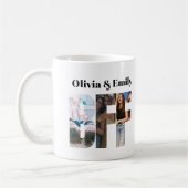 BFF Photo Coffee Mug – Personalized Gift コーヒーマグカップ (左)