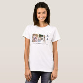 BFF Photo Collage Shirt for friends (友人のためのBFFフォト最 Tシャツ (正面フル)