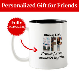 BFF Photo Mug – Personalized Gift for Friends フロストグラスマグカップ