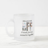 BFF Photo Mug – Personalized Gift for Friends フロストグラスマグカップ (左)