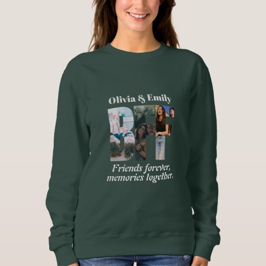 BFF Photo Sweatshirt – Personalized Gift スウェットシャツ (正面)
