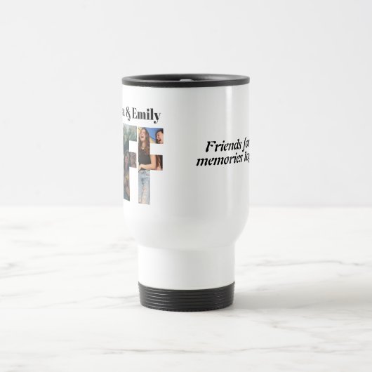 BFF Photo Travel Mug – Personalized Gift トラベルマグ (中央)