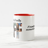 BFF Photo Two-Tone Mug – Personalized Gift ツートーンマグカップ (中央)