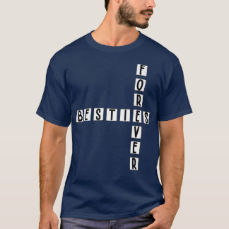 BFF Puzzle & Crossword Fun Besties Forever Tシャツ