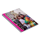 BFF Sisters Photo Illusion Magenta Notebook ノートブック (右側)