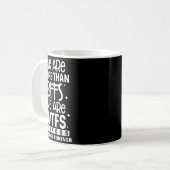 BFFS以上WTFSずっと一緒にいる変人たち コーヒーマグカップ (正面左)