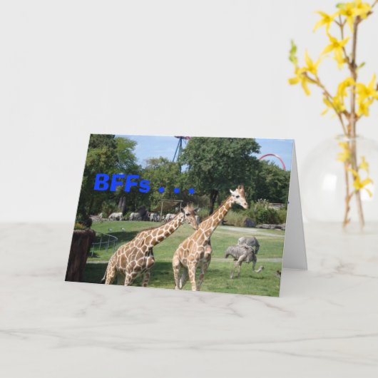 BFFs… カード (黄色い花)