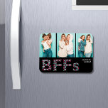 BFFs Friends最高のの写真名ガーリーパーソナライズされた マグネット<br><div class="desc">このデザインは、モダンハート製のBFF文字とガーリー名前の付いたフォトジグソーパズルを3つ取りパーソナライズされた上げます。祝この素晴らしい贈り物を最高の持つ友達との友情を。独自の写真を追加し、#パズル#jigsaw #jigsaw pazzles #games #おもしろい#gift #giftsの文字ボックスで名前を編集します</div>