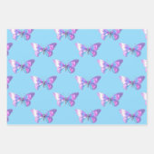 B'flyラッエレガントピング紙フラットシートセット3 ラッピングペーパーシート (正面3)