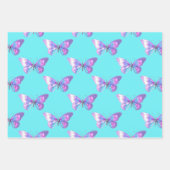 B'flyラッエレガントピング紙フラットシートセット3 ラッピングペーパーシート (正面)