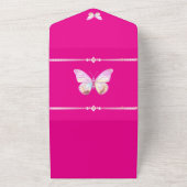 B'fly パーソナライズされた All in One誕生日招待状 オールインワン招待状 (外側)