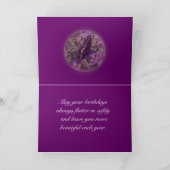 Bfly Medalionカード – 任意カスタマイズの大事な行事 カード (内部)