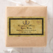 BGの素朴ウォーター動揺してラベルから馬蹄類 ラベル (インサイチュ)