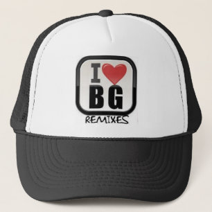 BGはロゴの帽子をリミックスします キャップ