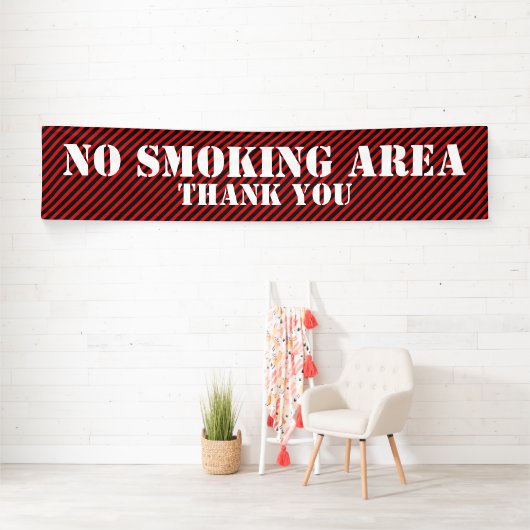 BGストライプのパターン狭い黒+背中とアイディア 横断幕 (インサイチュ)