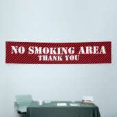 BGストライプのパターン狭い黒+背中とアイディア 横断幕 (トレードショー)