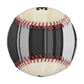 BGストライプパターン色XI +あなたのバックガー。 野球ボール (正面)