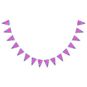 BGストライプパターンIII色+背中とアイディア バンティングフラッグ (全)