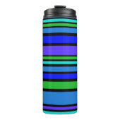 BGストライプパターンIV +背中とアイディア タンブラー (正面)