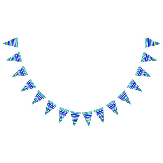 BGストライプパターンIV +背中とアイディア バンティングフラッグ (全)