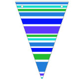 BGストライプパターンIV +背中とアイディア バンティングフラッグ (第3の旗)