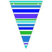 BGストライプパターンIV +背中とアイディア バンティングフラッグ (第2の旗)