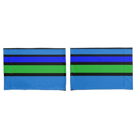 BGストライプパターンIV +背中とアイディア 枕カバー (フロントセット)