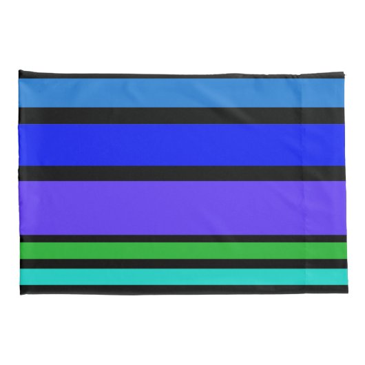 BGストライプパターンIV +背中とアイディア 枕カバー (裏面-右)