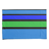 BGストライプパターンIV +背中とアイディア 枕カバー (正面右)