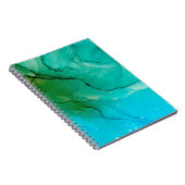 BG絵を描ファインアート抽象デザインアートバックグラウンド ノートブック (右側)