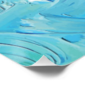 BG絵を描ファインアート抽象デザインアートバックグラウンド ポスター (コーナー)