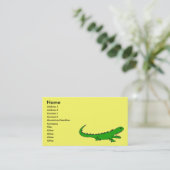 BG-わに名刺 名刺 (スタンド正面)