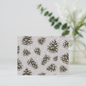 BG – 中性の雪の円錐 ポストカード (スタンド正面)