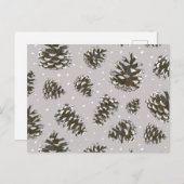 BG – 中性の雪の円錐 ポストカード (正面/裏面)