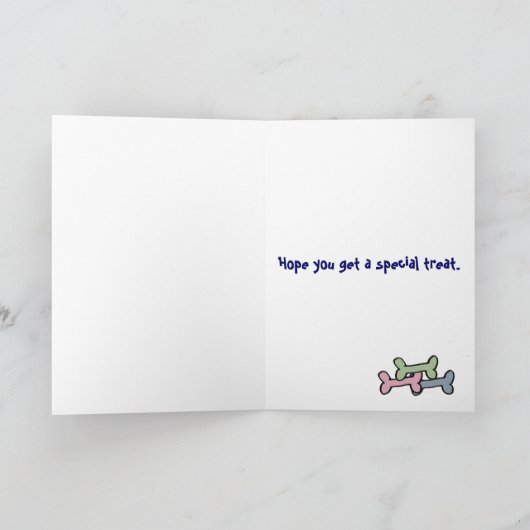 BG- Beaded Colrie誕生日カード カード (内部)