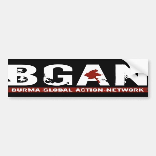 BGANBUMERSTICKER バンパーステッカー (正面)