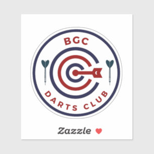 BGC(Bonafacio Global City)ダーツクラブのロゴ シール