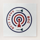 BGC(Bonafacio Global City)ダーツクラブのロゴ ジグソーパズル (横)