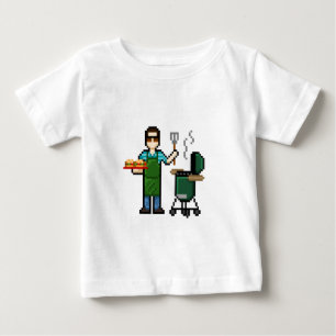 BGEのグリルの調理 ベビーTシャツ