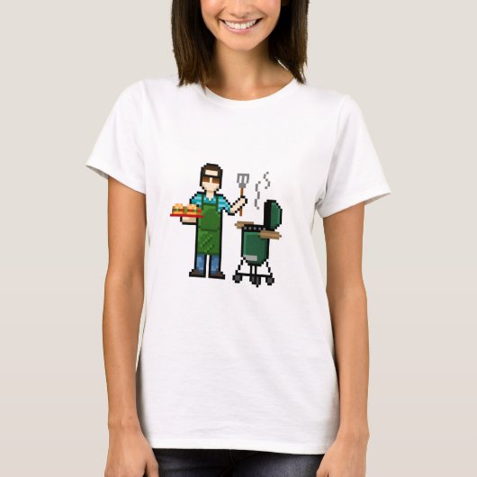 BGEのグリルの調理 Tシャツ (正面)