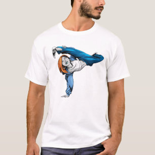 Bgirlの姿勢1 Tシャツ
