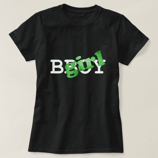 BGirlカラフルシャツ Tシャツ (デザイン正面)