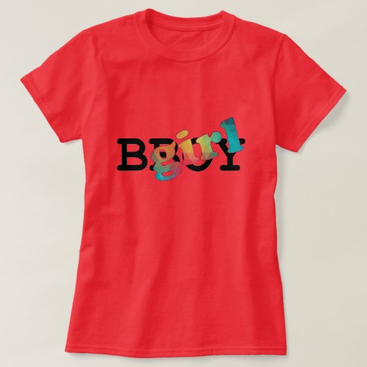BGirlシャツ Tシャツ (デザイン正面)