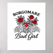 BgmバートガールIIクラシック – スケルトンハートハンド ポスター (正面)