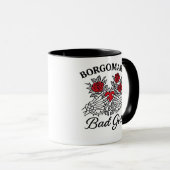 BgmバートガールIIクラシック – スケルトンハートハンド マグカップ (正面右)