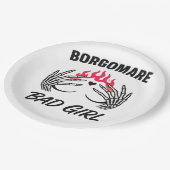 BgmバートガールII – スケルトンハートハンド ペーパープレート (アングル)