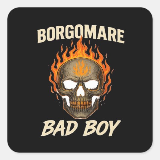 Bgm Bad – スケルトンハンズハート スクエアシール (正面)