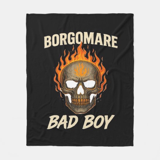 Bgm Bad – スケルトンハンズハート フリースブランケット (正面)