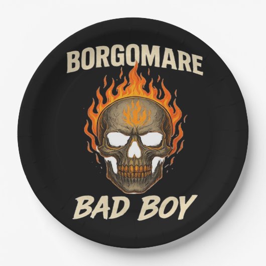 Bgm Bad – スケルトンハンズハート ペーパープレート (正面)